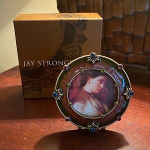Jay Strongwater Agatha Mini Picture Frame NIB